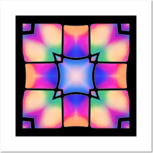 Sweet Kaleido Square Posters and Art